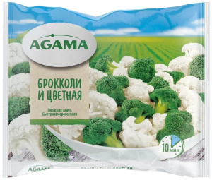 Брокколи смесь зам. 400гр(16/1) Agama