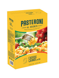 Макароны PASTERONI Рожки большие №130, 450г Саоми