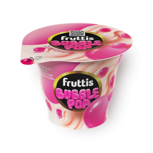 Йогурт FRUTTIS Бабл-Гам с желей. шар. 4,4% 180гр 1/12