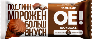 Стакан ваф. ОЕ Шоколад-шоколад.крошка  пломб.100гр (1/24)