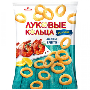 Луковые кольца Золотые (Жареные креветки 100г 12ш) (НДС 10%)
