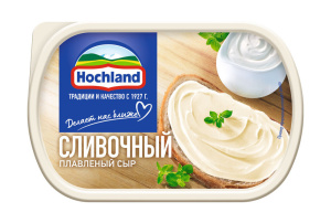 Сыр плавл. Ванночка сливочный 400гр Hochland (6/1) НОВЫЙ