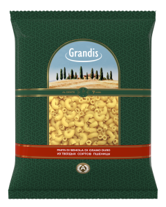 Рожки гладкие Grandis 900гр 1/16