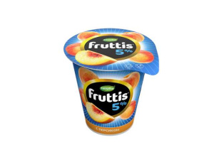 Йогурт FRUTTIS Слив.Лаком.Персик 5% 290г стак.