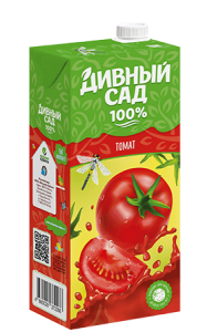 Томатный сок с мякотью и солью 0,95л с крышкой д/пит. Дивный Сад