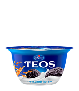 Йогурт Греческий чернослив-злаки 2,0% п/ст 140г Савушкин