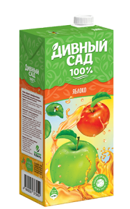 Нектар Яблочный Дивный сад (Slim Leaf) 0,95л с крышкой