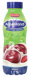 Альпенланд питьевой Вишня 1,2% 420г(6/1)