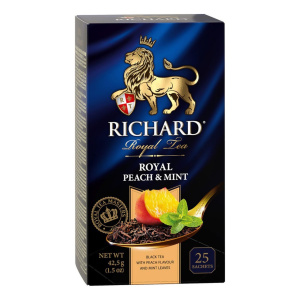 Чай Ричард Royal Peach and Mint пакет 42,5г