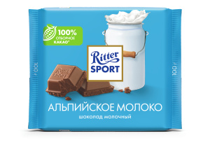 Шоколад молоч.с альпийским молоком 100гр Риттер Спорт
