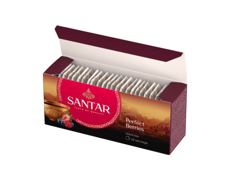 Чай Santar Perfect Berries чёрн. пакет 25*37,5гр